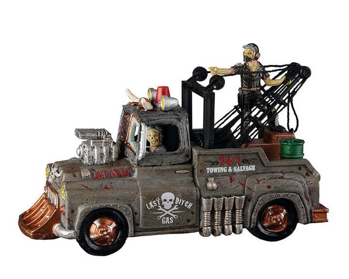 Lemax Village Collection Last Ditch Tow Truck #23581