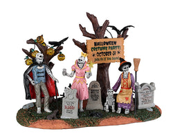 Lemax Village Collection Graveyard Costume Party #23582