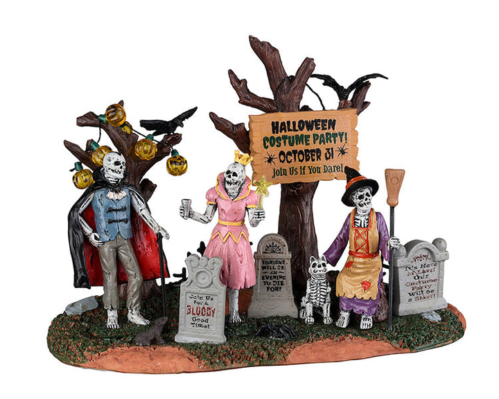 Lemax Village Collection Graveyard Costume Party #23582