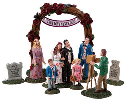 Lemax Village Collection Zombie Wedding Party, Set of 9 #23587
