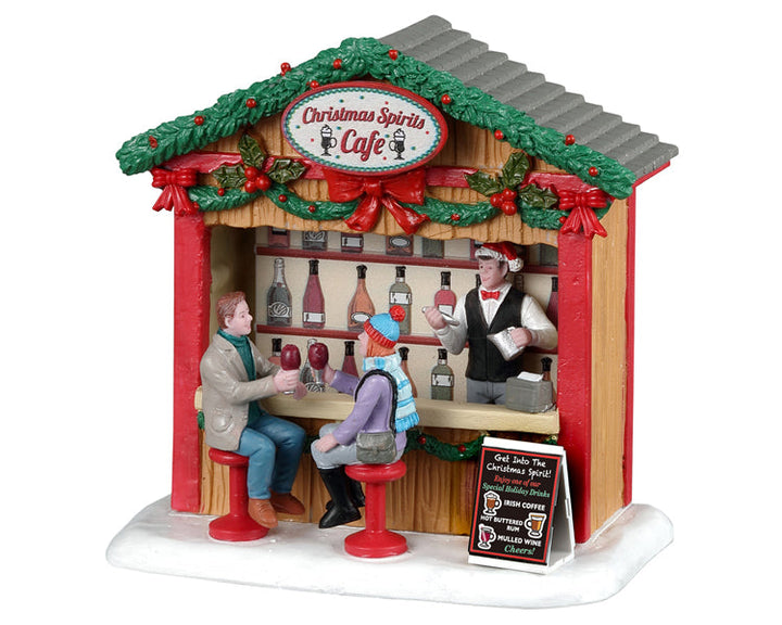 Lemax Village Collection Christmas Spirits Café  #23605