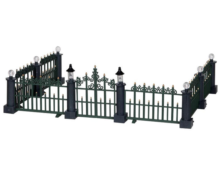 Lemax Village Collection Classic Victorian Fence, Set of 7 #24534