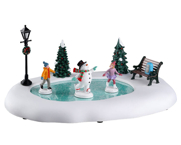 Lemax Village Collection Frosty Goes Ice Skating, Battery Operated (4.5V) #24951