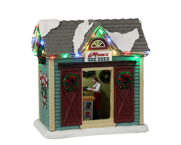 Lemax Village Collection Mom's She Shed, B/O (4.5V) #24963