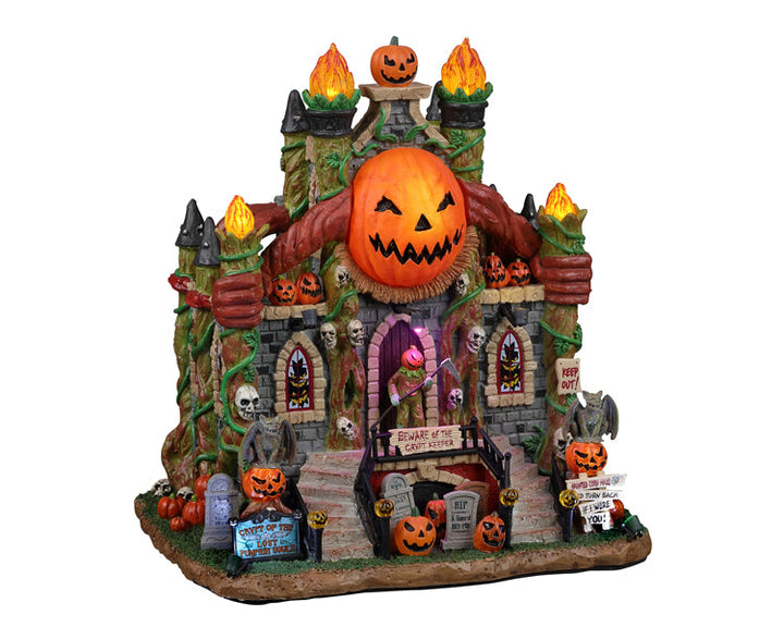 Lemax Village Collection Crypt of The Lost Pumpkin Souls, With 4.5V Adaptor #25841