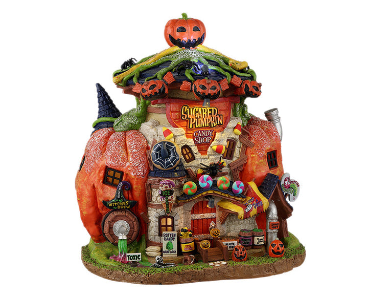 Lemax Village Collection Sugared Pumpkin Candy Shoppe, B/O (4.5V) #25855