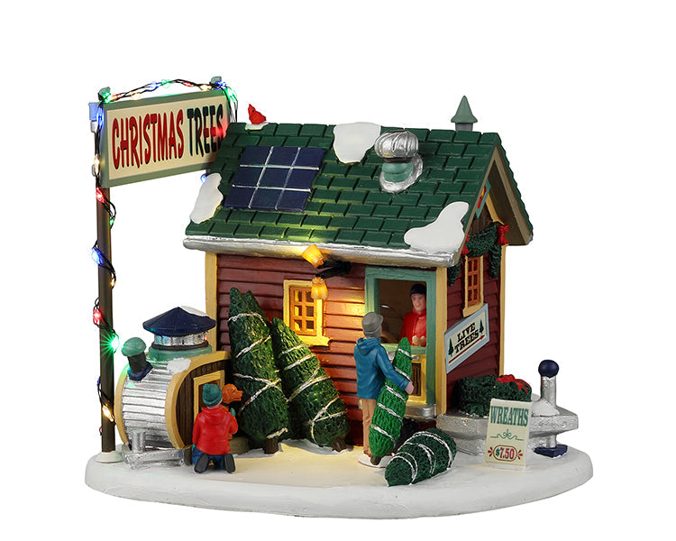 Lemax Tiny House Tree Lot Lighted Building B/O 4.5V #25901