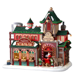 Lemax Village Collection Santa's Reindeer Stables, Battery Operated (4.5V) #25926