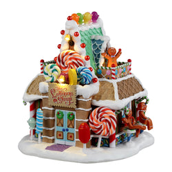 Lemax Village Collection The Lollipop Shop, Battery Operated (4.5V) #25950