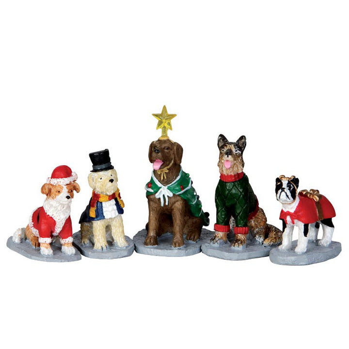 LEMAX Costumed Canines, Set of 5 #32126