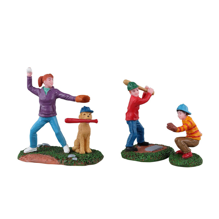 Lemax Village Collection Baseball Practice, set of 3 #32206
