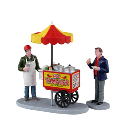 Lemax Village Collection Tamale Cart, set of 2 #32215