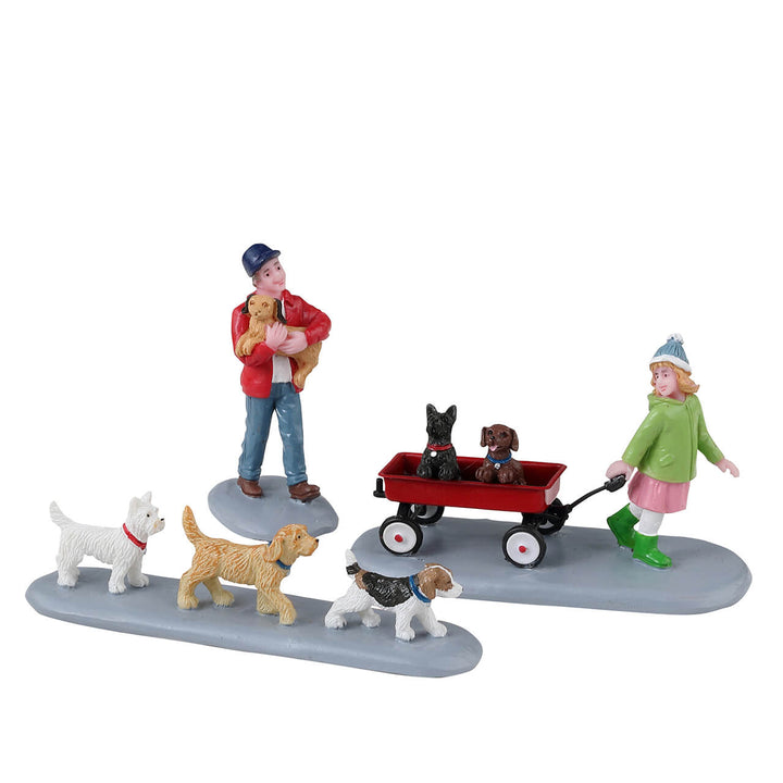 LEMAX Puppy Parade, set of 3 #32226