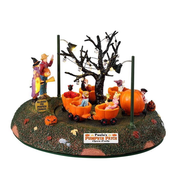 Lemax Village Collection Pumpkin Patch Train, Battery Operated (4.5V) #34061