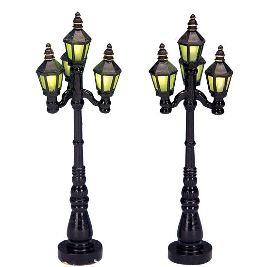 Lemax Village Collection Old English Street Lamp, set of 2 #34902