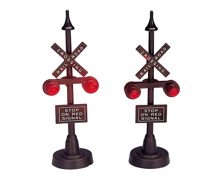 LEMAX Railway Stop Light, Set of 2 #34954