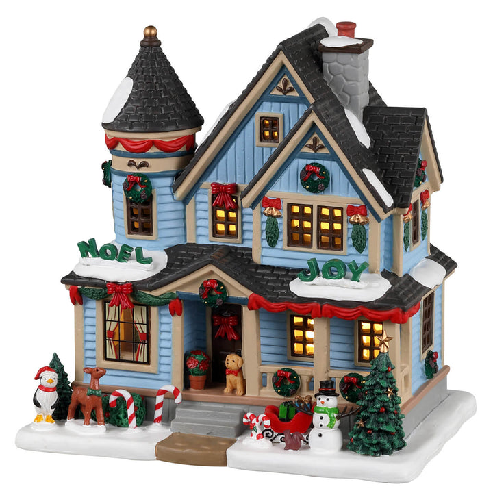 Lemax Village Collection Christmas Joy Residence #35035 – House of