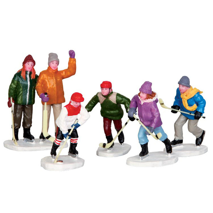 Lemax Village Collection The Home Team, Set of 5 #42240