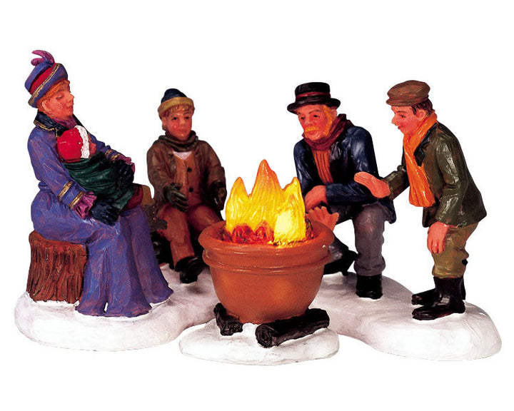 Lemax Village Collection Bonfire, Set of 3, B/O Lighted Accessory #44221
