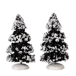LEMAX Evergreen Tree Small, set of 2 #44234