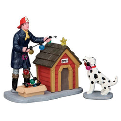 Lemax Village Collection Spot Helps Out, set of 2 #52320
