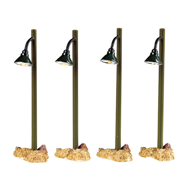 Lemax Village Collection Rustic Street Lamp, set of 4 #54362