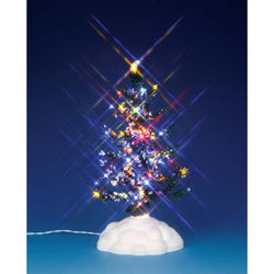 Lemax Village Collection Lighted Pine Tree Multi Medium #54949