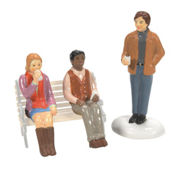 Snow Village Hipsters, set of 3 #6011431