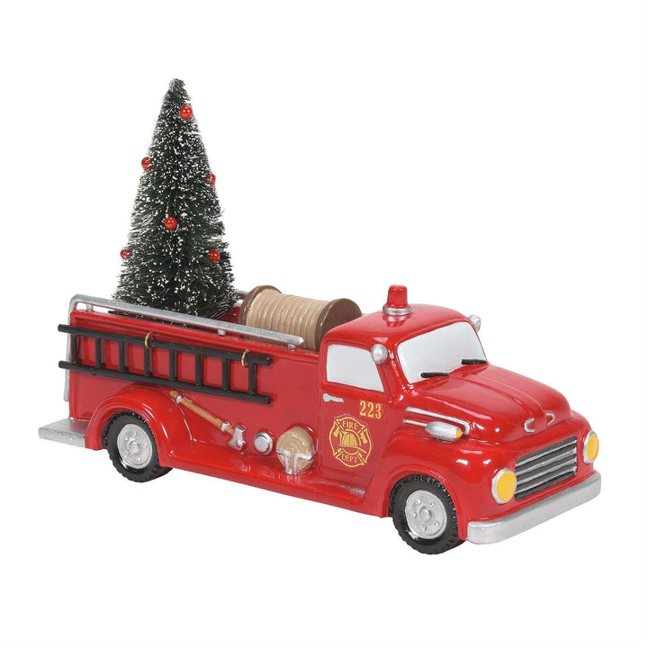 Snow Village Engine 223 Pump Truck #6011432