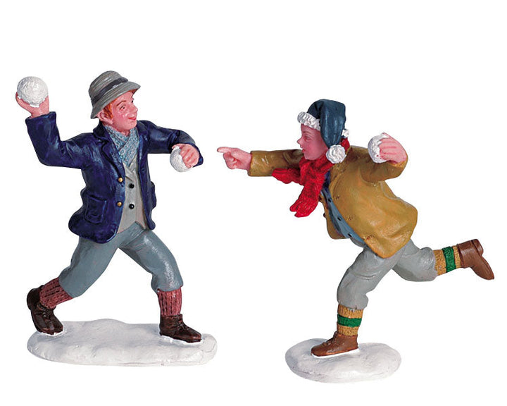 Lemax Village Collection Snowball Fun, Set of 2 Figurines #62308