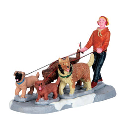 LEMAX "A Pack Of Pups" Figurine #62455