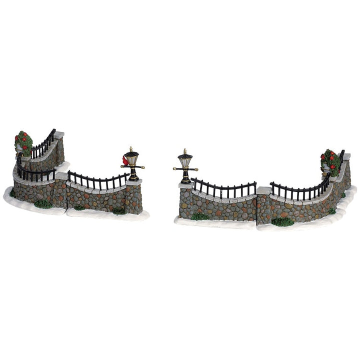 Lemax Village Collection Stone Wall, set of 6 #63576