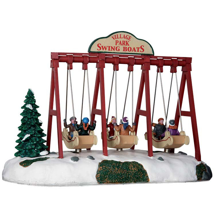 Lemax Swing Boats Animated Table Accent #64063