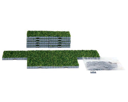Lemax Village Collection 16pc Plaza System (Grass, Square) #64107