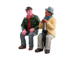 LEMAX Chatting with Old Friends, Set of 2 Figurines #72507