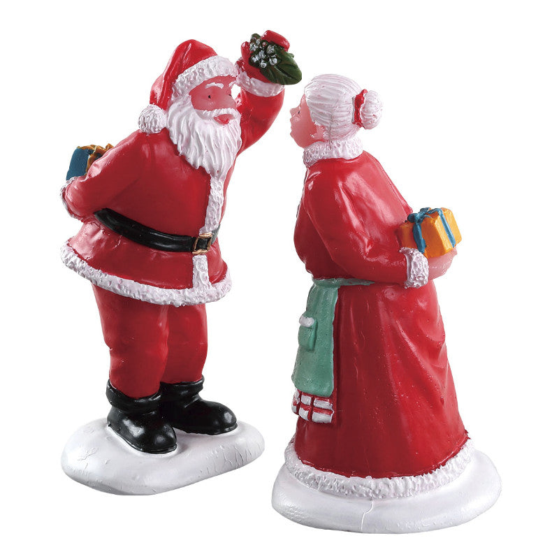 Lemax Under The Mistletoe Figurine Set of 2 #72550