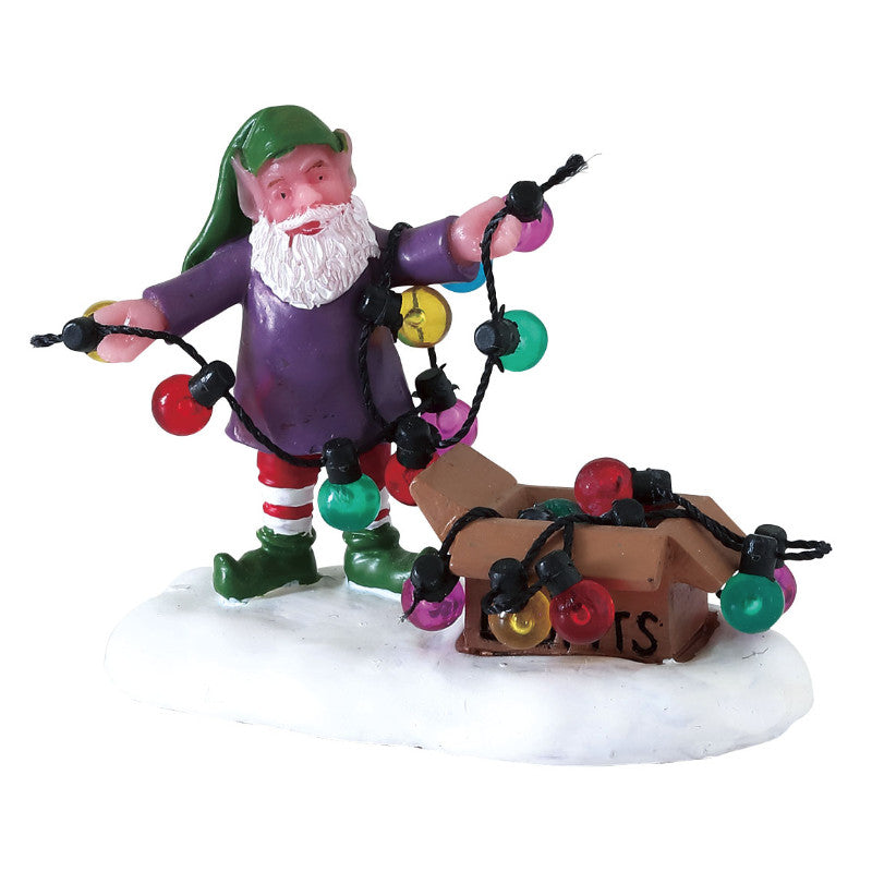 Lemax Untangling The Lights Figurine #72551