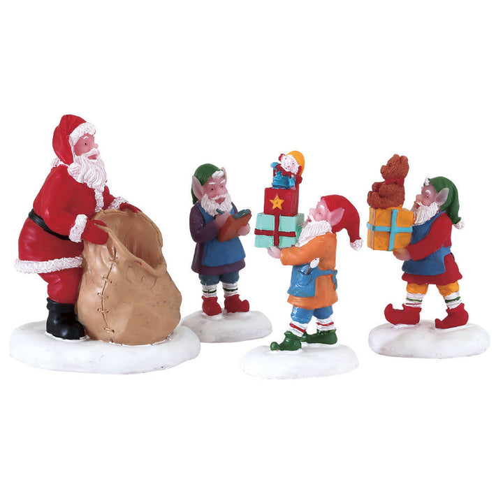 Lemax Village Collection Present Procession, Set Of 4 #72553