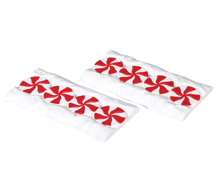 Lemax Candy Cane Lane Straight Accessories Set of 2 #74206