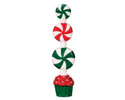 LEMAX Peppermint Candy Topiary #74208