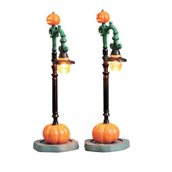 Lemax Village Collection Witch Pumpkin Patch, Set Of 2 #74217