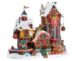 Lemax Village Collection Elf Made Toy Factory #75190