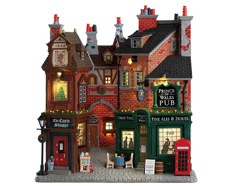 Lemax English Lane Lighted Facade Battery Operated #75197
