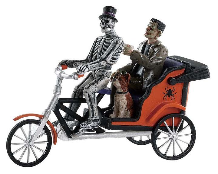 Lemax Village Collection Pedicab Ride Figurine #82572