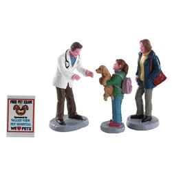 Lemax Village Collection Charley The Vet, Set Of 4 #82578