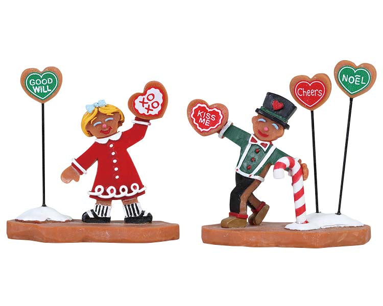 Lemax Cookie Exchange Polyresin Figurine Set of 2 #82593