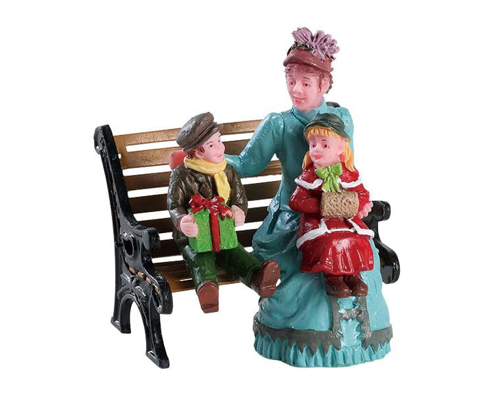 LEMAX Sitting Together Figurine #82606