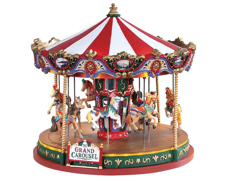 Lemax The Grand Carousel Animated Musical Sights and Sounds #84349