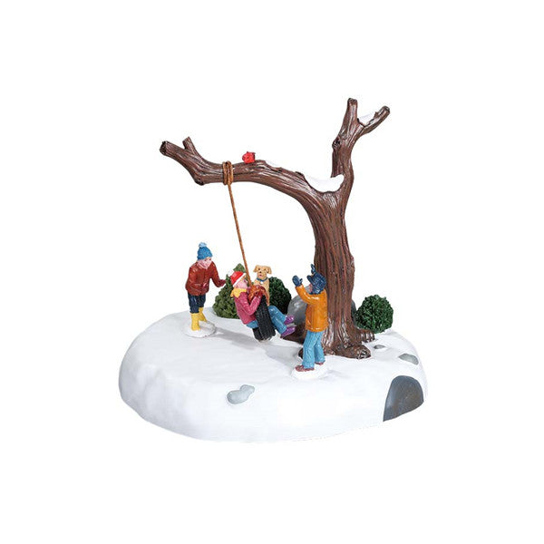 Lemax Village Collection Tire Swing Twirl #84354