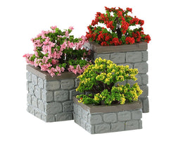 Lemax Village Collection Flower Bed Boxes, Set Of 3 #84380